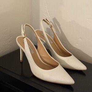 White Heels (worn 4 times) Bridal Shoes